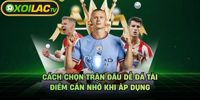 Cách Chọn Trận Đấu Dễ Đá Tài – Điểm Cần Nhớ Khi Áp Dụng